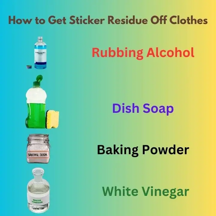 How to Get Sticker Residue Off Clothes