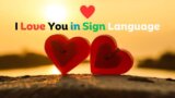 How to Say I Love You in Sign Language?