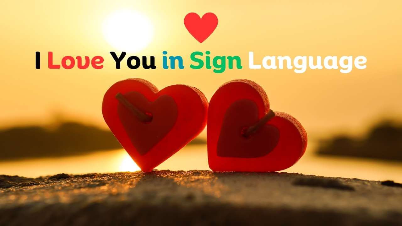 I Love You in Sign Language