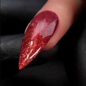 Gemstone Accents Nail Design