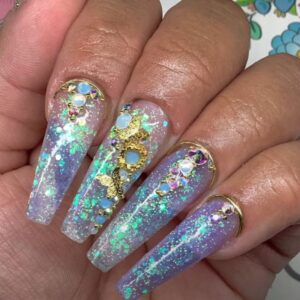 Glitter Overload Nail Design